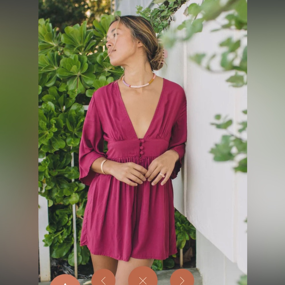 Yireh Nora Playsuit in Berry